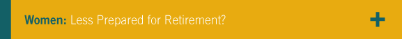Women: Less Prepared for Retirement